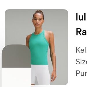 lululemon athletica Women's Teal Tank Top